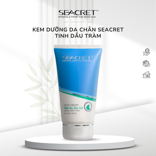 Kem dưỡng da chân muối khoáng và tinh dầu tràm trà seacret foot cream with tea tree oil