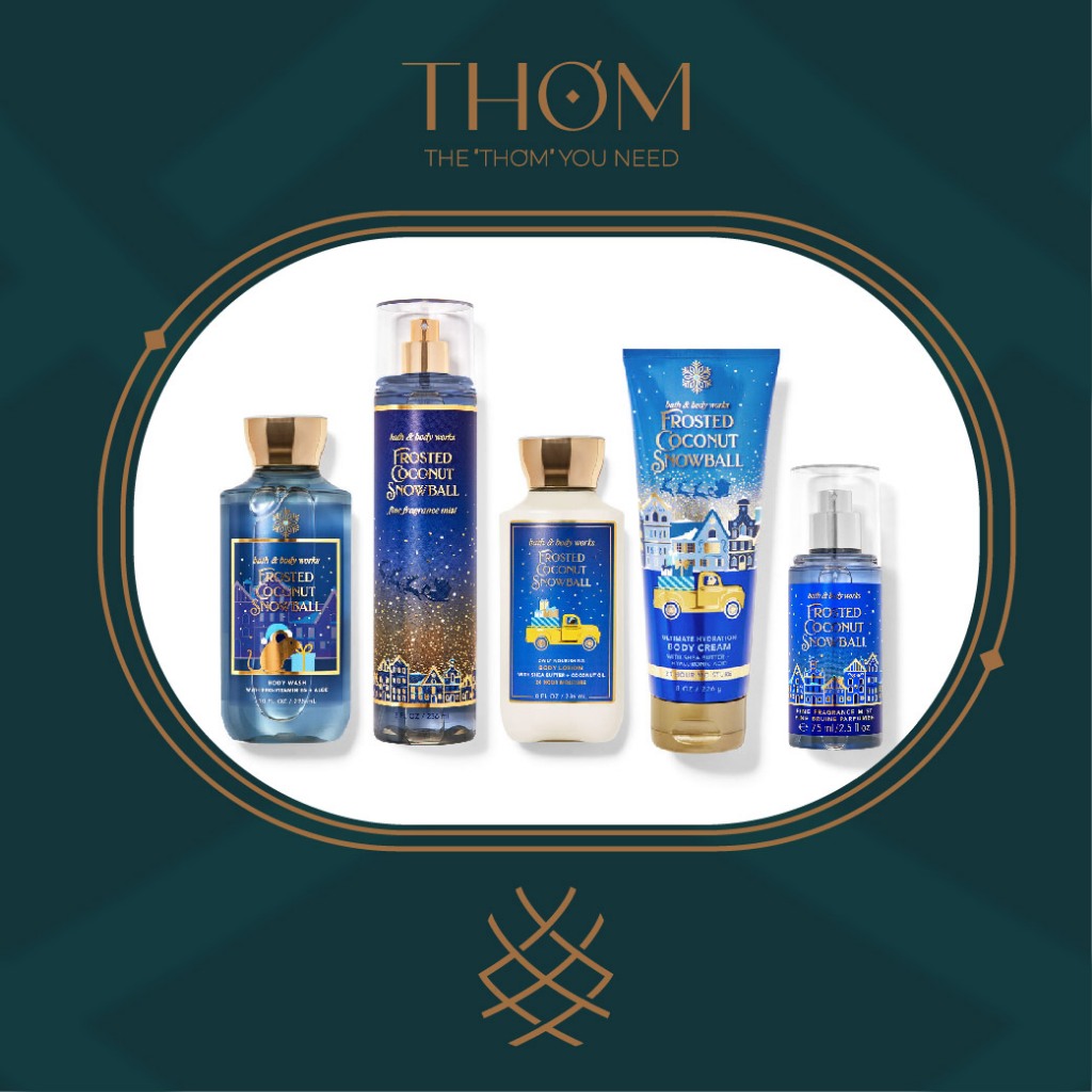FROSTED COCONUT SNOWBALL | Sản Phẩm Tắm Dưỡng Xịt Thơm Toàn Thân Bath & Body Works