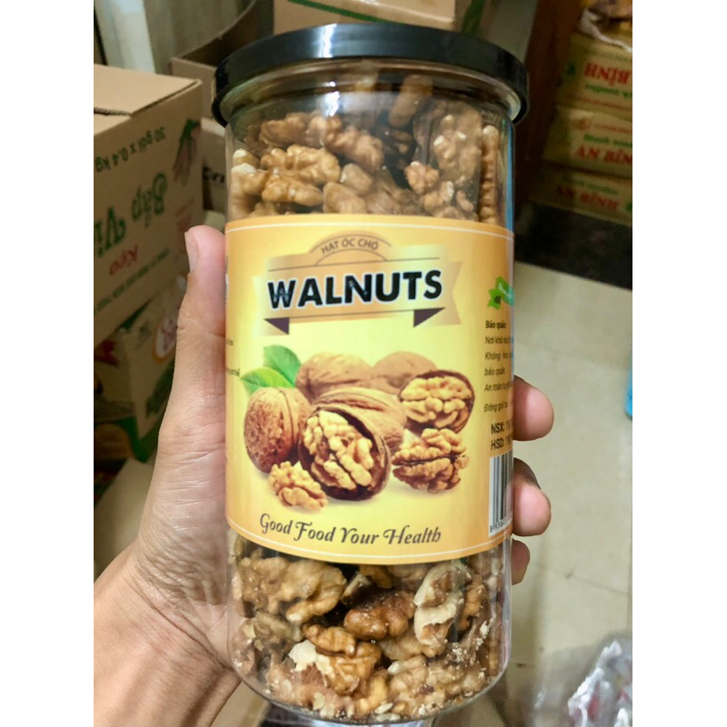 Nhân óc chó vàng WALNUTS 400g, hạt óc chó tách vỏ Chile hạt ngũ cốc dinh dưỡng cho bà bầu, ăn kiêng, giảm cân