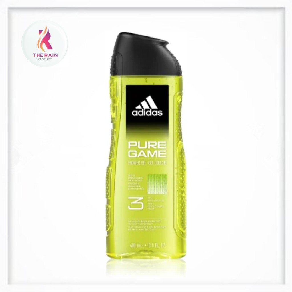 Gel tắm gội & rửa mặt nam Adidas 3in1 chính hãng của Mỹ