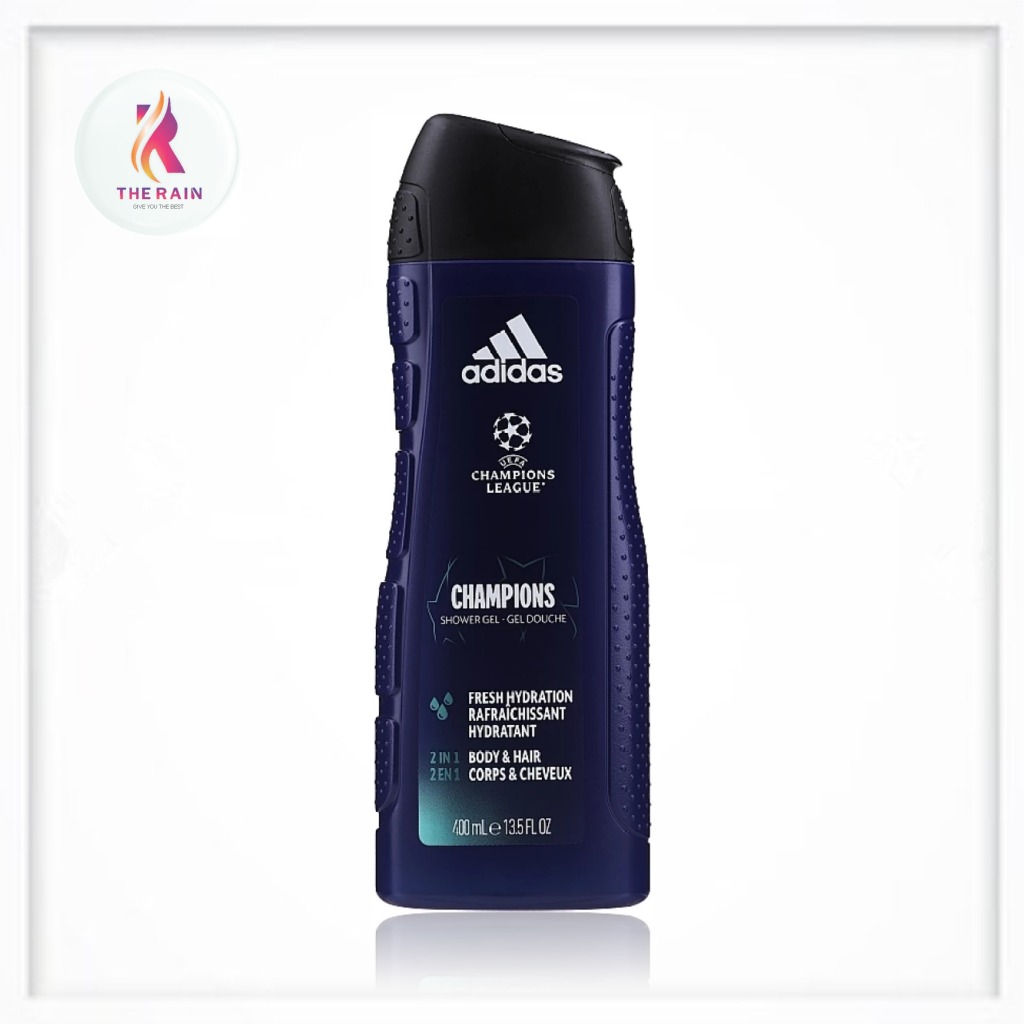 Gel tắm gội & rửa mặt nam Adidas 3in1 chính hãng của Mỹ