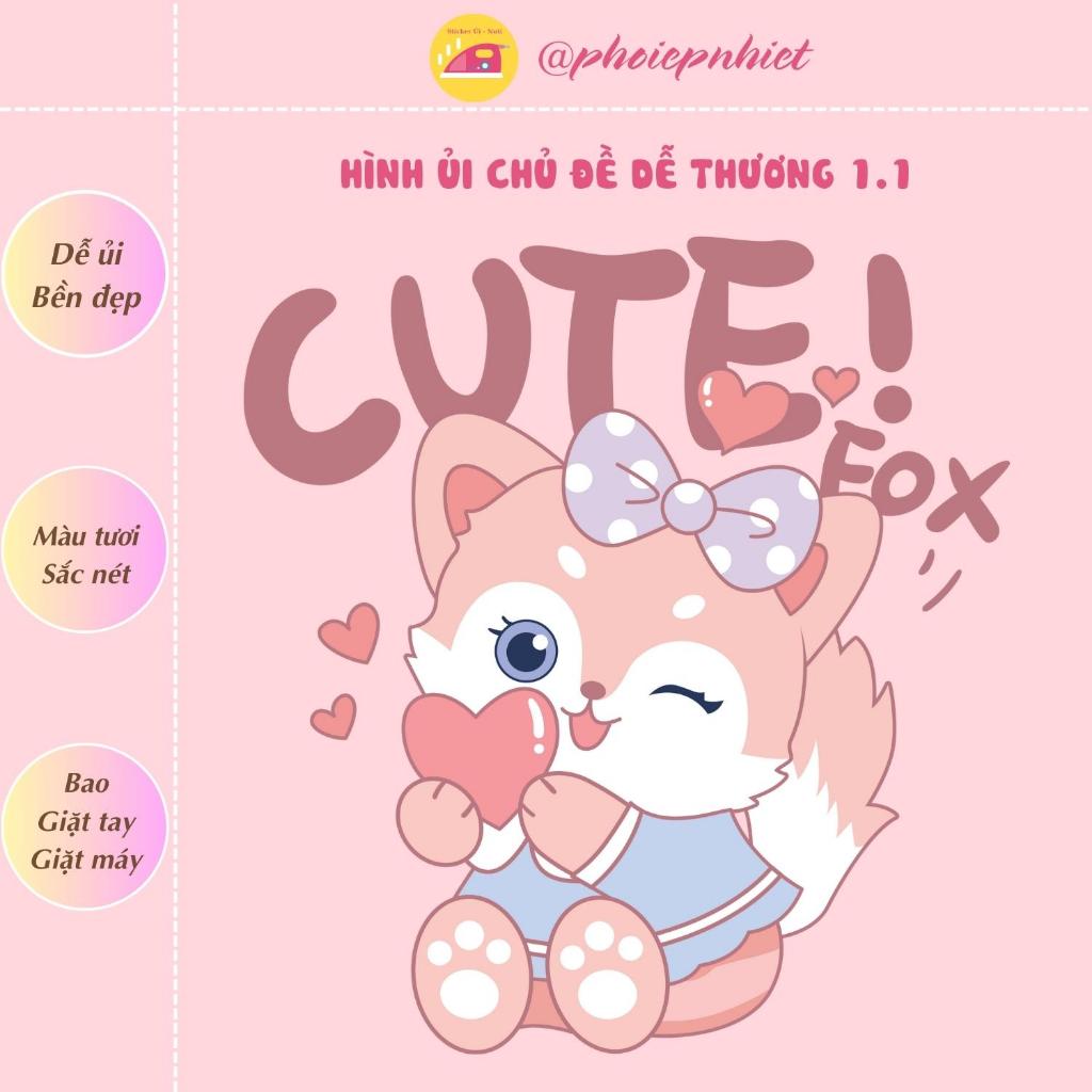 Combo hình ủi, ép nhiệt chủ đề hình hot dễ thương 01