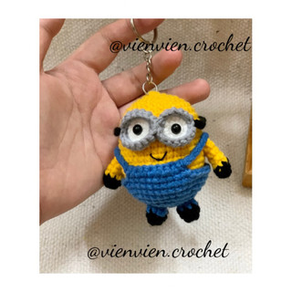 Móc khoá len MINION