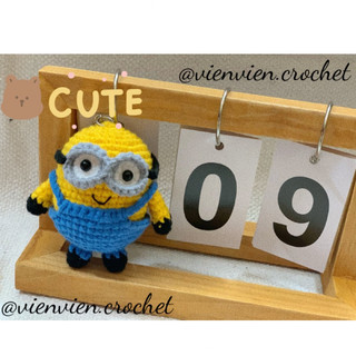 Móc khoá len MINION