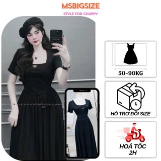MsBIGSIZE  ĐẦM DÀI BORIP XỊN VUÔNG cân nặng 50-95kg