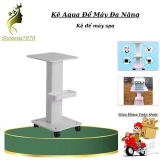 Kệ đặt máy aqua 6in1 h202, máy 5in1 chất liệu sắt sơn tích điện bền bỉ,có bánh xe.