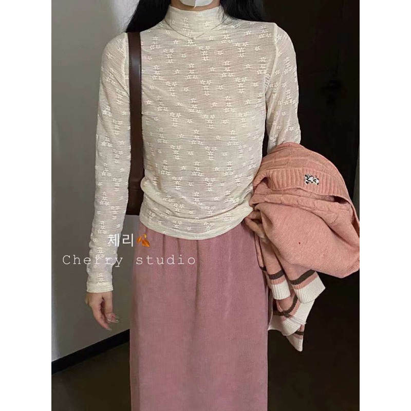 Áo lưới thêu hoa 🌥