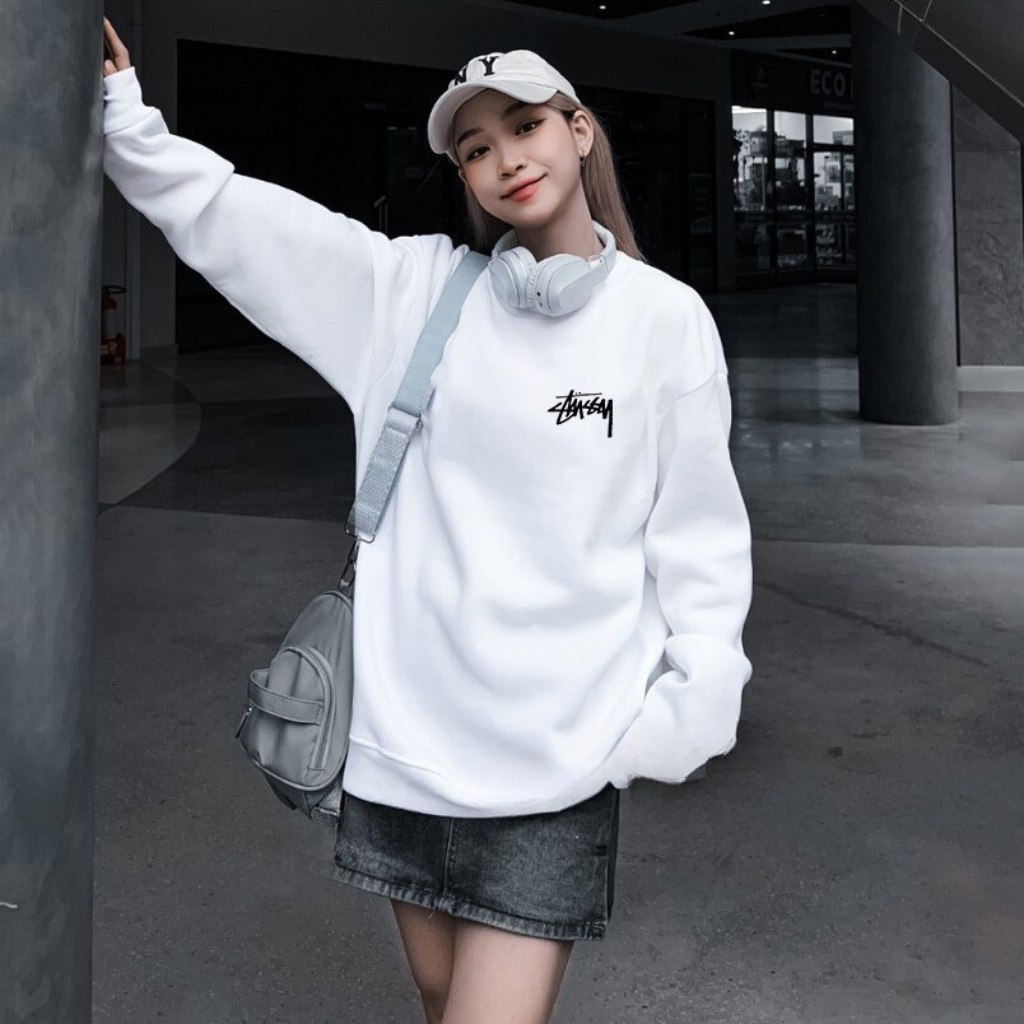 Áo hoodie stussy chữ kí paris local brand L66 chất nỉ bông dày 350gsm nam nữ mùa thu đông 2023 khoác ngoài HD138