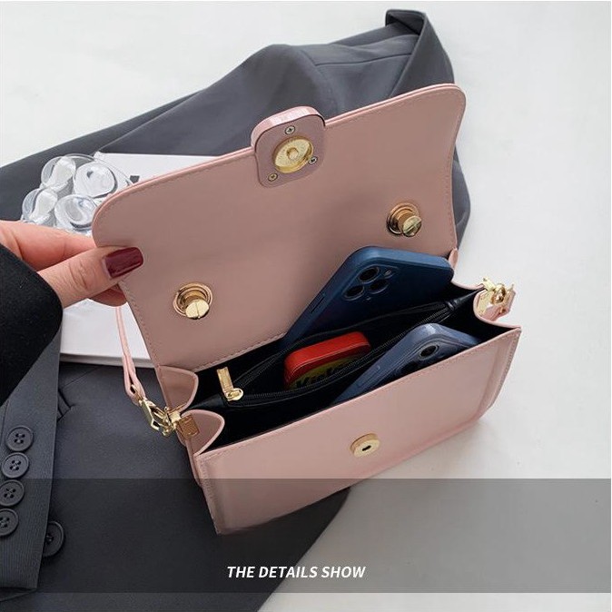 Túi đeo chéo nữ trơn Túi đeo chéo nữ nhiều màu thanh lịch nhẹ nhàng