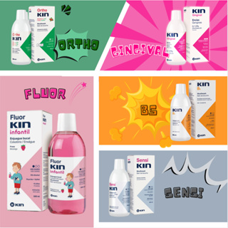 SALE Nước Súc Miệng Kin Gingival Kin Ortho Kin Fluor trẻ em Kin B5 Kin