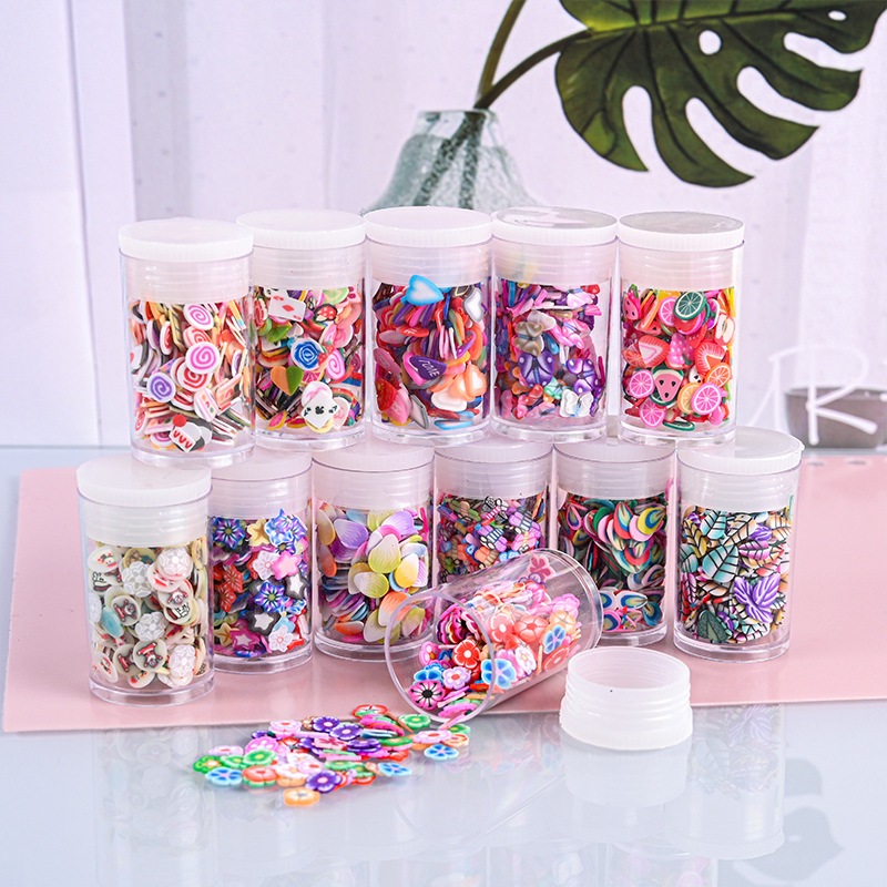 Cốm trang trí slime ốp lưng nail