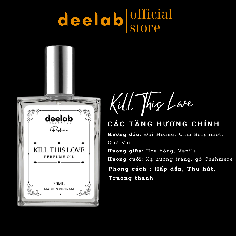 [BST LUXURY 30ML] Tinh Dầu Nước Hoa Nữ Deelab Ngọt Ngào,Thu hút, Trưởng thành 30ml - Dạng xịt