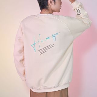 - áo sweater in chữ "have you" - hình in hologram đổi màu - vuver.vn