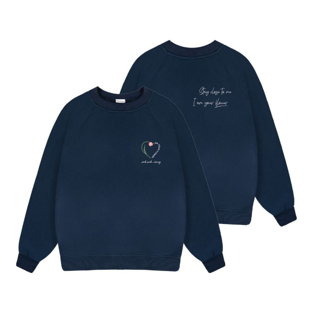 - IN TÊN THEO YÊU CẦU - Áo Sweater I AM YOUR FLOWER - Áo unisex nam nữ - vuver.vn