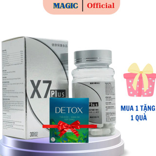 Giảm cân nhanh x7 plus ngân 98 dành cho cơ địa khó giảm - tặng 15v detox