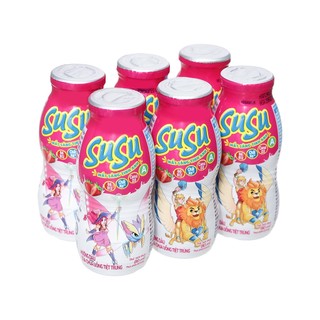 Combo 2 lốc sữa chua uống susu iq vinamilk lọ 80ml