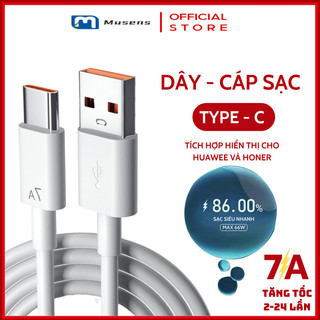 Dây Cáp Sạc truyền dữ liệu TYPE - C cho điện thoại di dộng dài 1m/2m 7A 66W