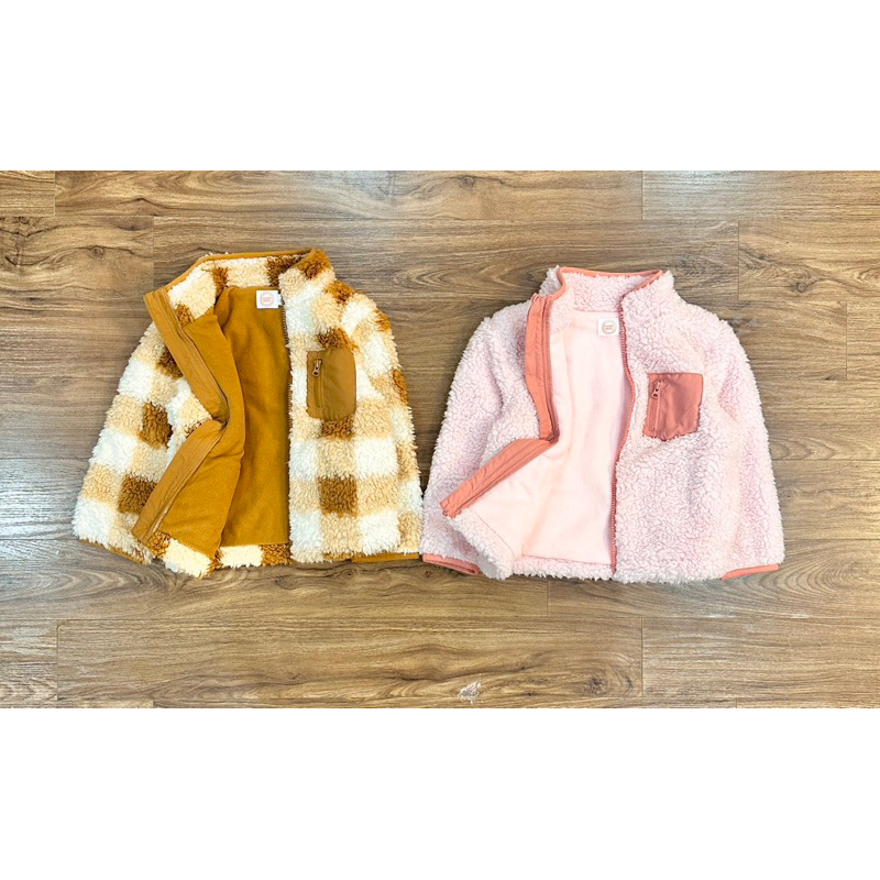 Áo khoác lông cừu xuất khẩu 4 màu cho bé trai bé gái