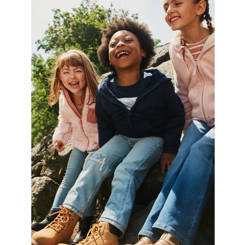 Áo khoác lông cừu xuất khẩu 4 màu cho bé trai bé gái