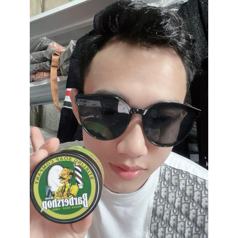 COMPO 3 Món Gôm Dữ Nếp + Sáp Vuốt Tóc Thơm Barbershop + Kính Cao Cấp Dành Cho Namm