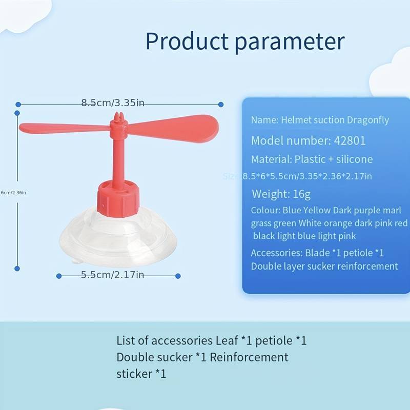 Chong chóng trang trí cho nón bảo hiểm siêu cute