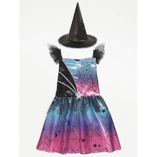Trang phục hóa trang Halloween phù thủy và mũ ombre của GG