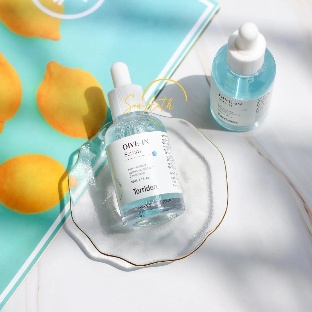 Serum Torriden Dive-in chứa HA B5 siêu cấp nước, mỏng nhẹ