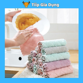 Khăn lau bếp, lau đồ gia dụng trong gia đình siêu thấm hút - Tiip gia dụng