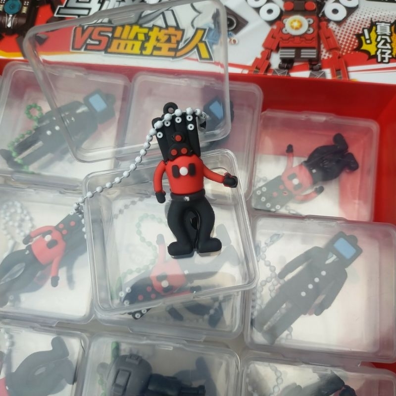 Sỉ khay 30 hộp móc khoá toilet người đàn ông kỳ bí