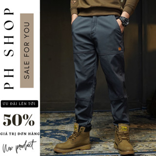 Quần Jogger nam nữ, quần kaki cao cấp nam nữ PHSHOP204 phong cách cao cấp co giãn có khoá kéo