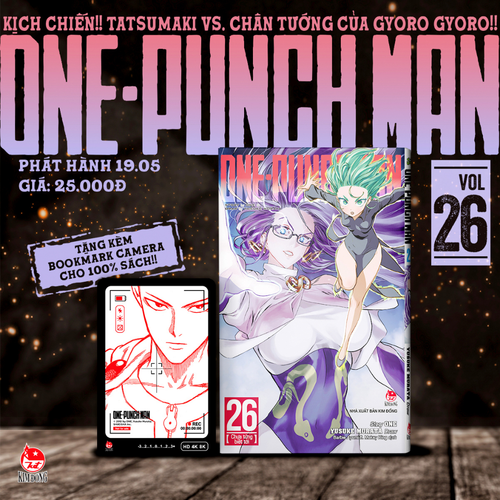 Đồ Sưu Tập - One Punch Man 26 Kèm Card