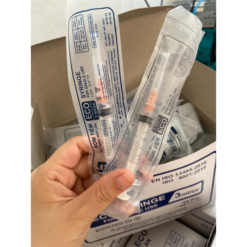 Bơm tiêm 3ml sử dụng 1 lần MPV