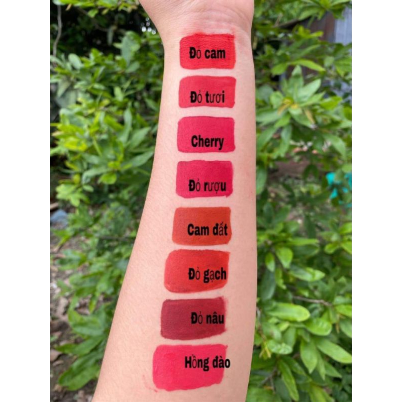 Combo 10 son lộn xộn 10 cây 10 màu khác nhau chất son kem lì mịn