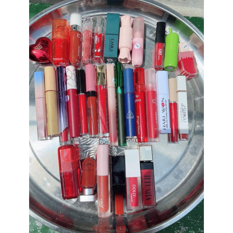 Combo 10 son lộn xộn 10 cây 10 màu khác nhau chất son kem lì mịn