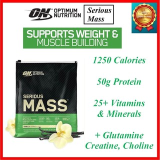 Serious Mass 5.4Kg 12Lbs[Chính hãng] - Sữa Tăng Cân, Tăng Cơ cho người Gầy, bổ sung đầy đủ thành phần dinh dưỡng