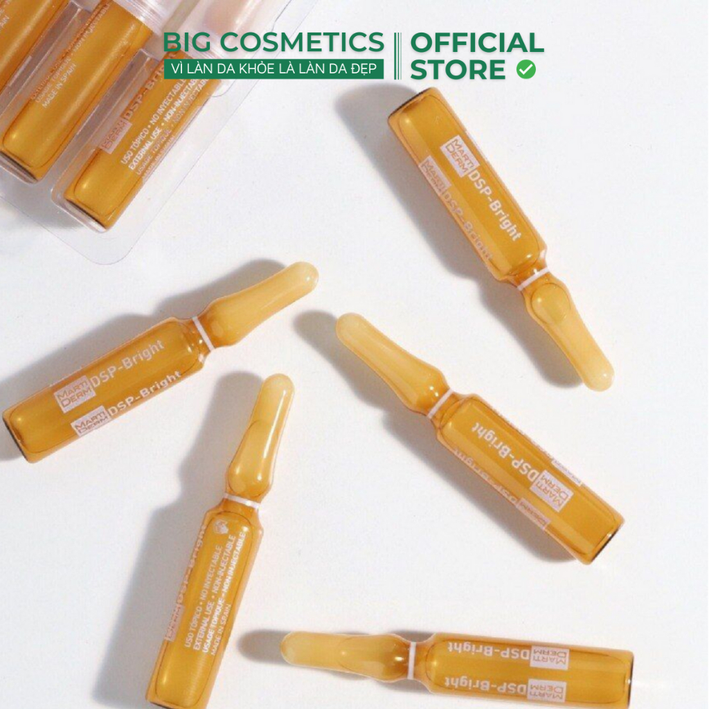 Ampoule Dưỡng Sáng Đều Màu Da, Giảm Đốm Sắc Tố MartiDerm PIGMENT ZERO DSP BRIGHT