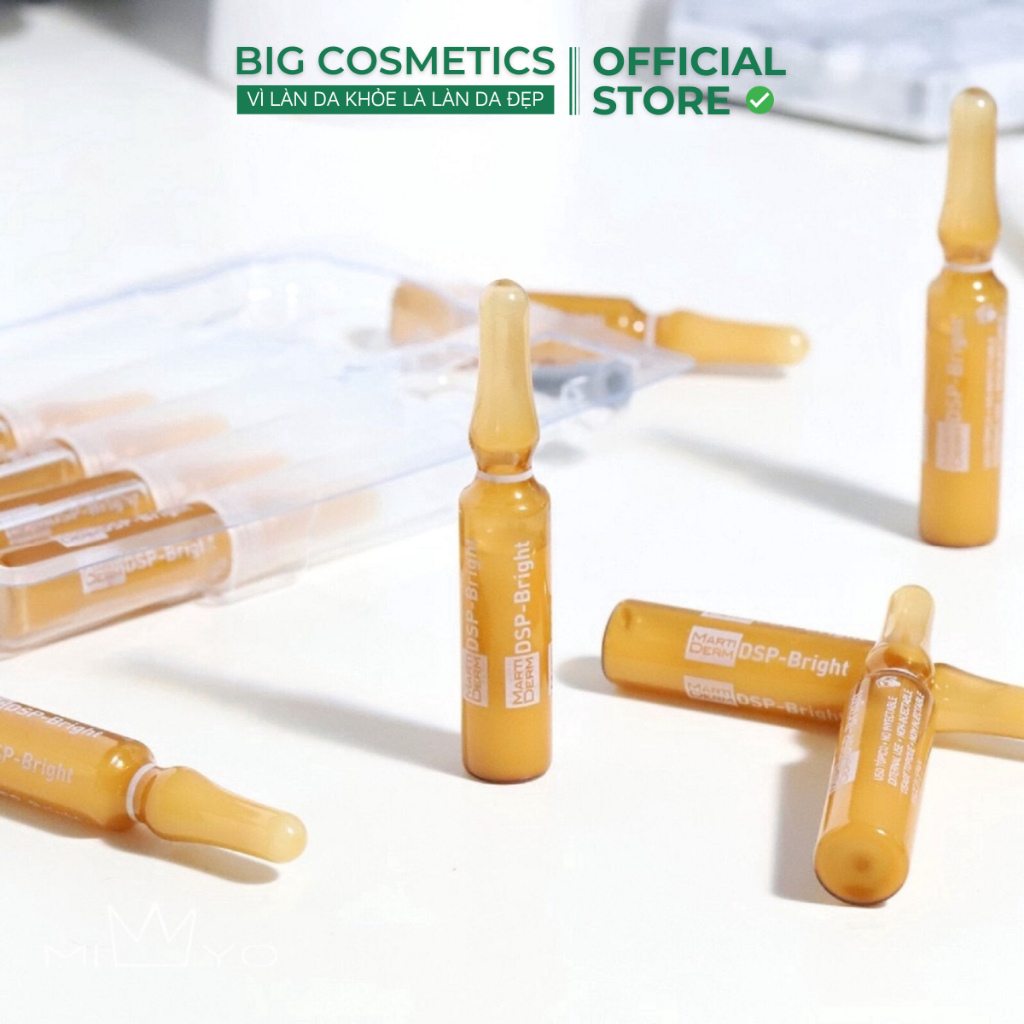 Ampoule Dưỡng Sáng Đều Màu Da, Giảm Đốm Sắc Tố MartiDerm PIGMENT ZERO DSP BRIGHT