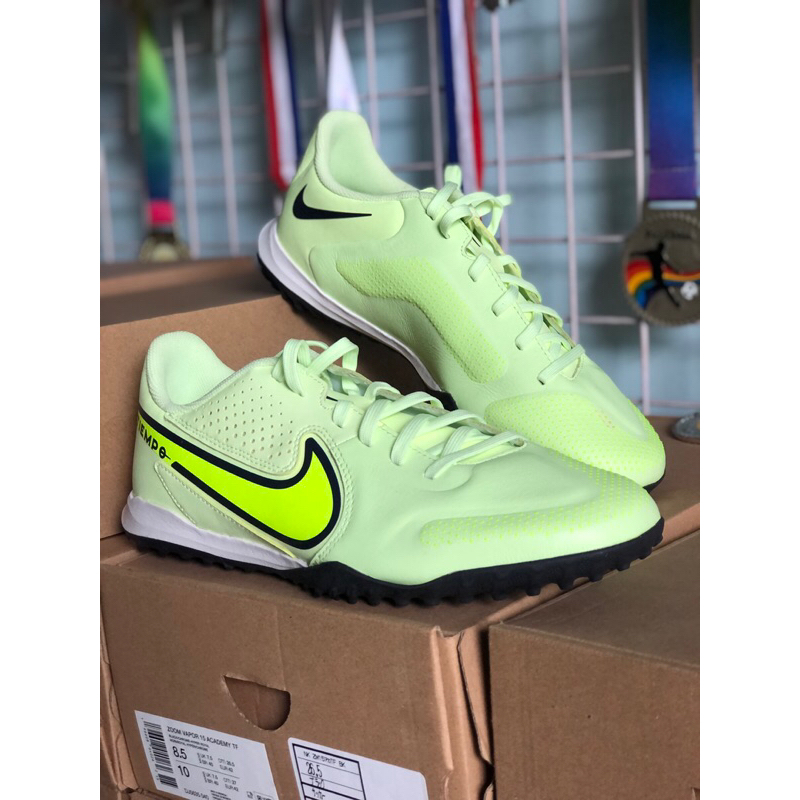GIÀY NAM BÓNG ĐÁ CHÍNH HÃNG SÂN 5, SÂN CỎ NHÂN TẠO NIKE TIEMPO LEGEND 9 ACADEMY TF XANH CHUỐI
