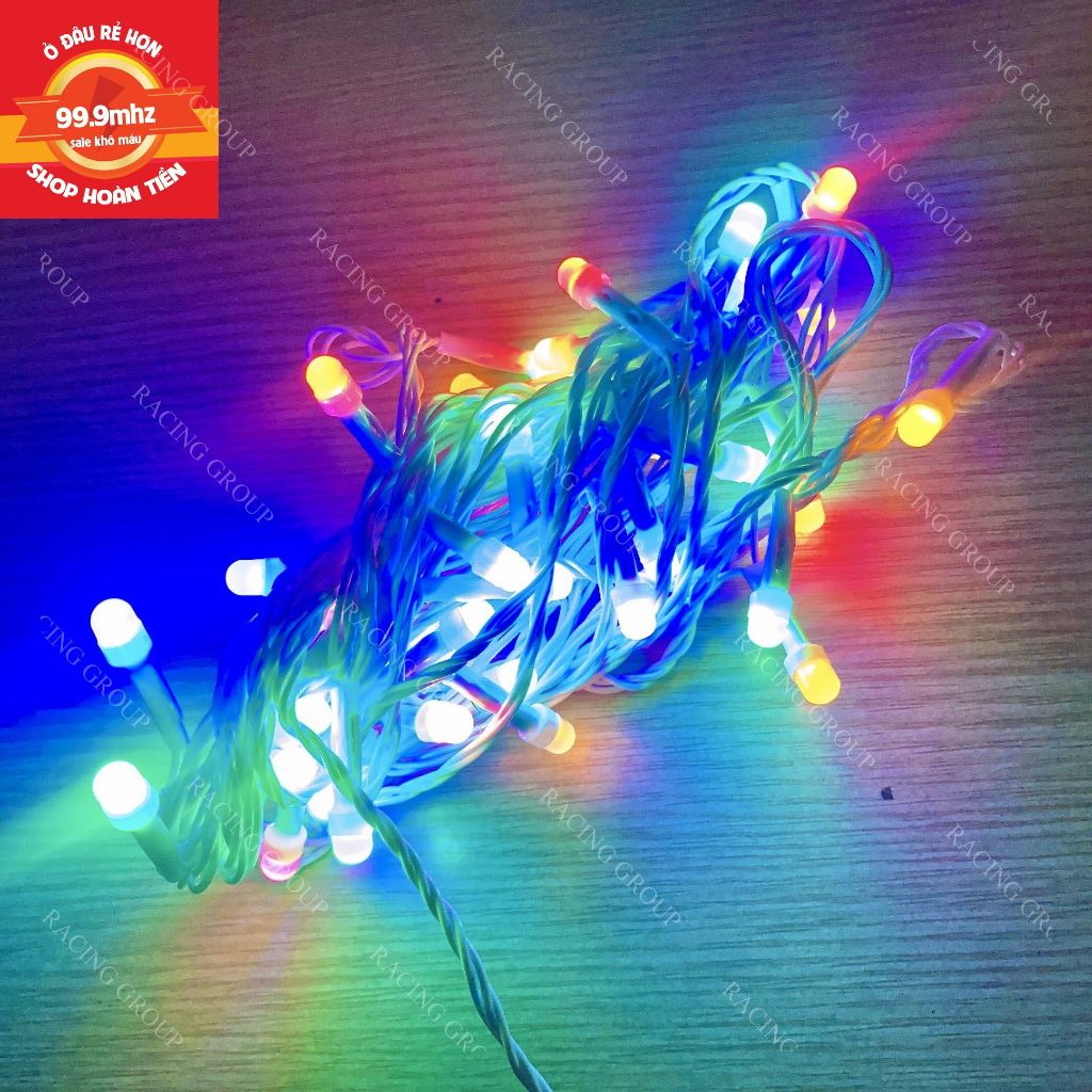 Đèn Led Dây Trang Trí Cây Thông Noel Dài 8M Trang Trang Trí Giáng Sinh Chớp Nháy Nhiều Màu Nhiều Chế Độ Nháy