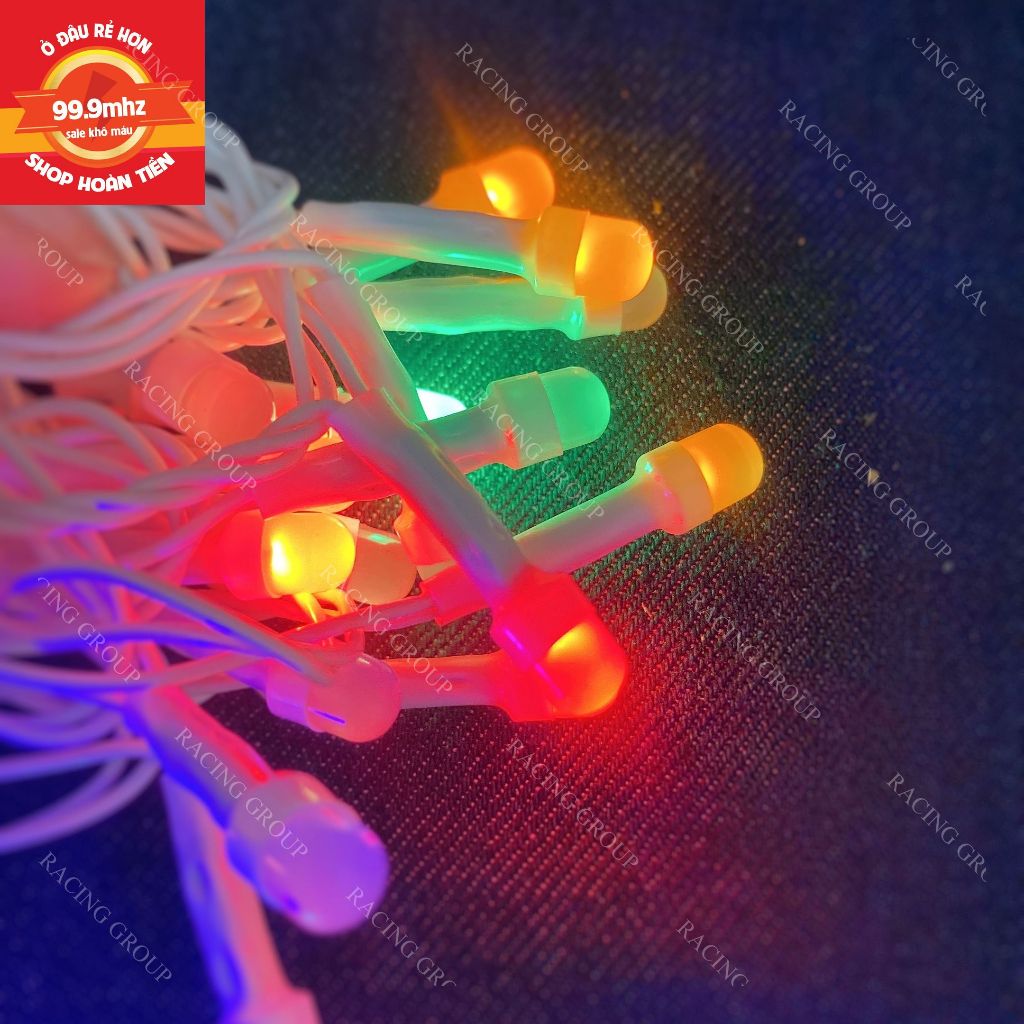 Đèn Led Dây Trang Trí Cây Thông Noel Dài 8M Trang Trang Trí Giáng Sinh Chớp Nháy Nhiều Màu Nhiều Chế Độ Nháy
