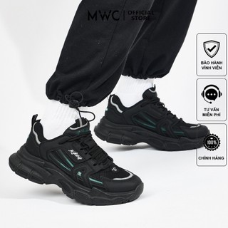 Giày thể thao nam mwc 5472 - thể thao nam kiểu dáng sneaker da phối lưới êm chân thoáng khí