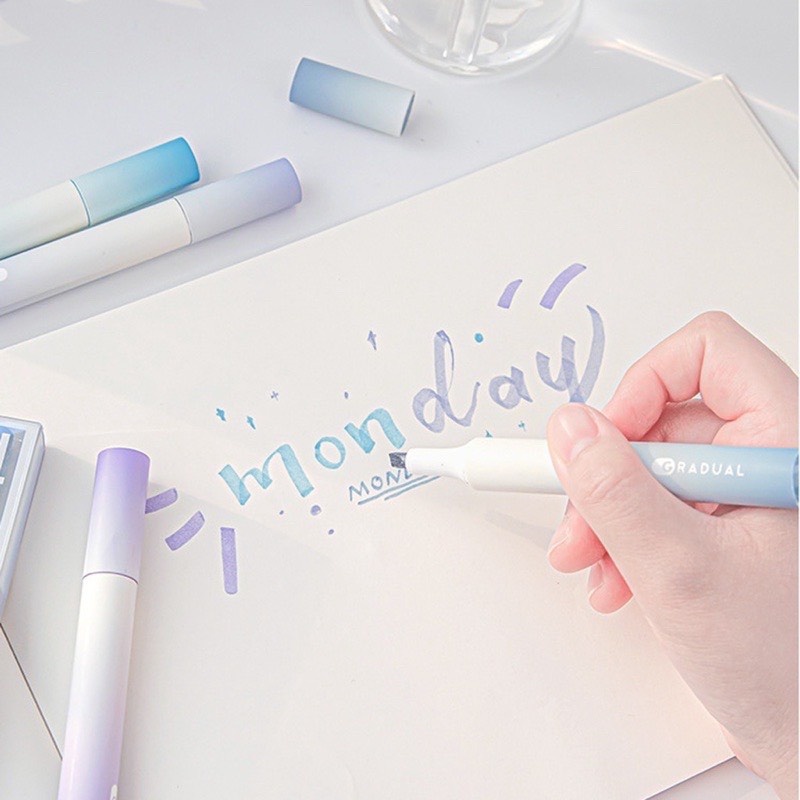 Bút Đánh Dấu Hightlight Pastel Nhớ Dòng Set Hộp 4 Màu VPHL8