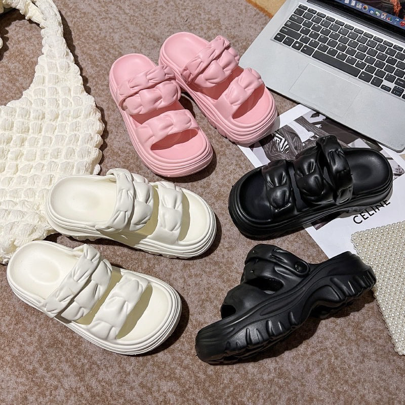 Giày Sandal Đi Biển Đi Mưa EVa Siêu Nhẹ Đúc Liền Khối Sandal Đúc