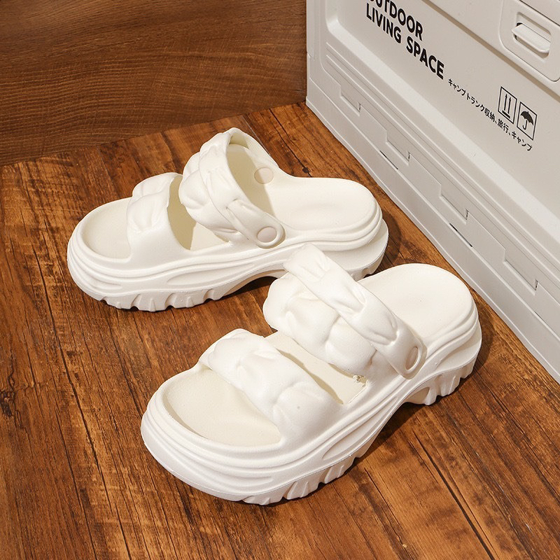 Giày Sandal Đi Biển Đi Mưa EVa Siêu Nhẹ Đúc Liền Khối Sandal Đúc