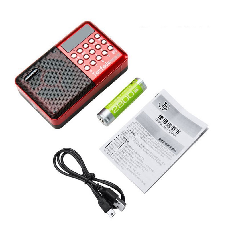 Radio mini nghe đài, nghe nhạc thẻ nhớ, USB, nghe kinh phật