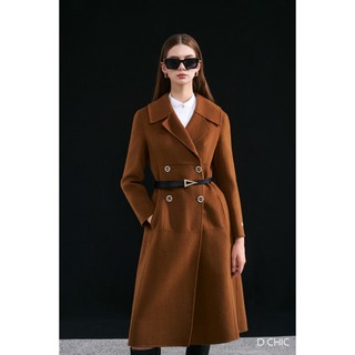 Áo khoác dạ handmade dáng dài cổ 2 ve d.chic ms: 980288