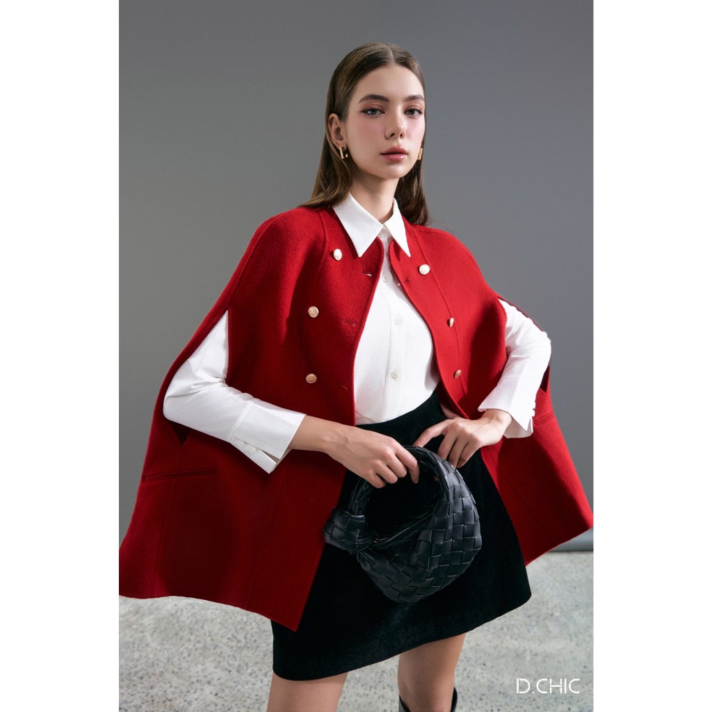 Chân váy ngắn dáng A cạp liền D.CHIC MS: 381788