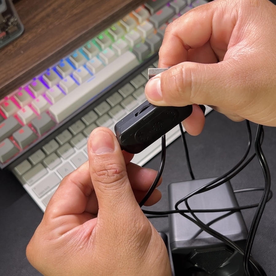 Loa nghe nhạc cho máy tính laptop cổng jack 3.5mm có đèn led RGB âm thanh hay 2 loa bass âm thanh loa lớn