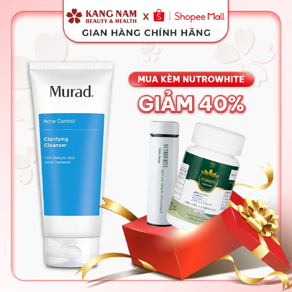 Gel Rửa Mặt Da Mụn Sạch Nhờn Murad Clarifying Cleanser