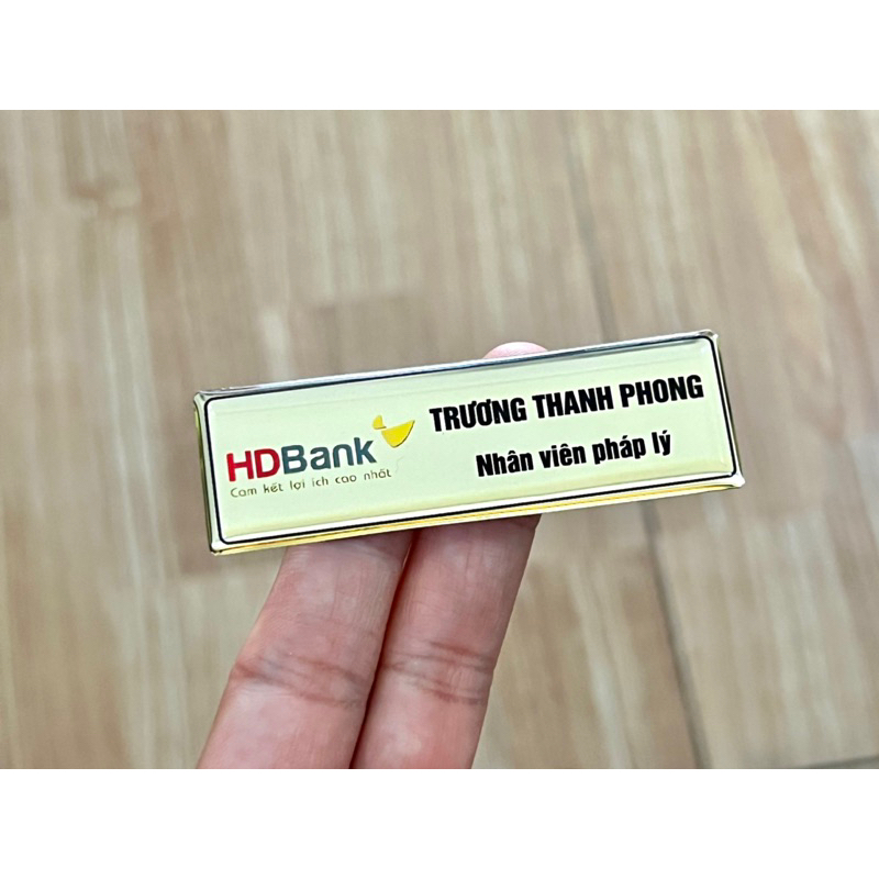 Bảng Tên HDBank - Vui lòng gửi tên cho shop